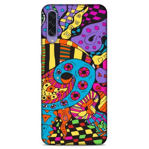 Lopard Samsung Galaxy A50s Uyumlu Kılıf Soyut Sanat (23) Baskılı Ultra Koruma Kılıfı