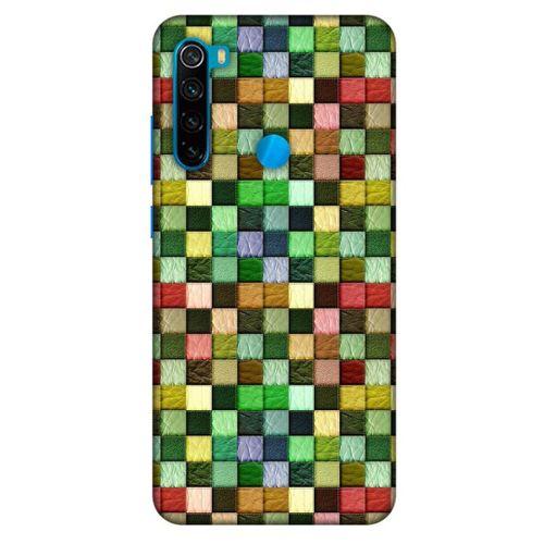 Xiaomi Redmi Note 8 Kılıf Patchwork (50) Shockproof Kılıf Karışık Renkli