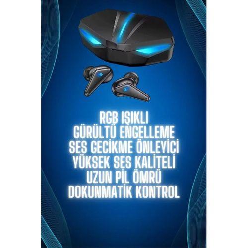 Bluetooth Kulaklık Kulaklığı Rgb Işıklı Oyunlarda Düşük Gecikme