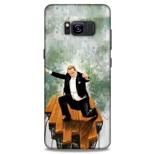 Samsung Galaxy S8 Kılıf Atatürk (42) Rugged Armor Kılıf Yeşil Tasarım