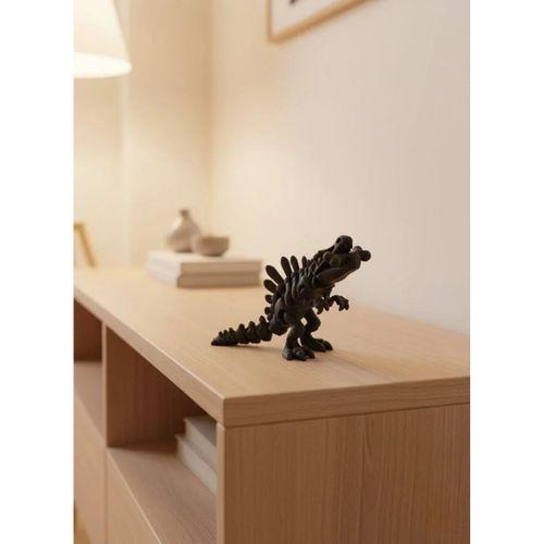 Eklemli Hareketli Dinazor Figürü Siyah – Dekoratif Masa Üstü Oyuncak