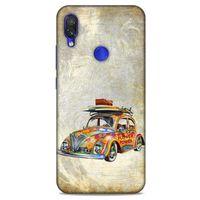 Retro (36) Desen Glitter Kılıf Renkli Xiaomi Redmi Note 7 Kılıf