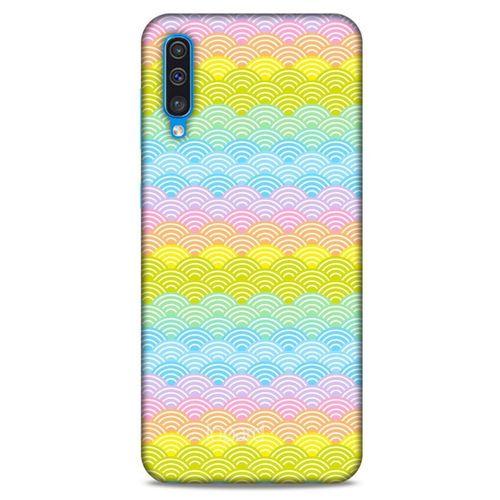 Samsung Galaxy A50 Kılıf Pastel Renkler (1) Kılıfı Karışık Renkli