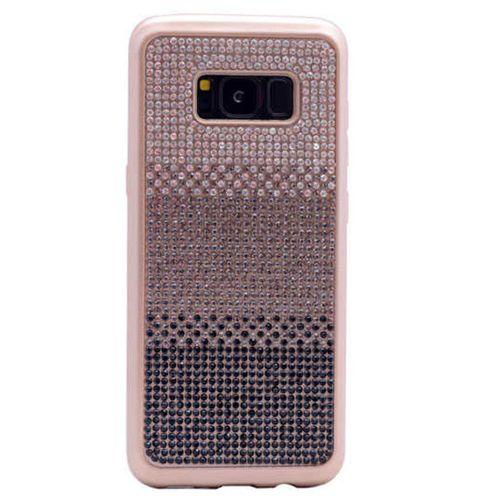 Galaxy S8 Kılıf Zore Mat Lazer Taşlı Silikon