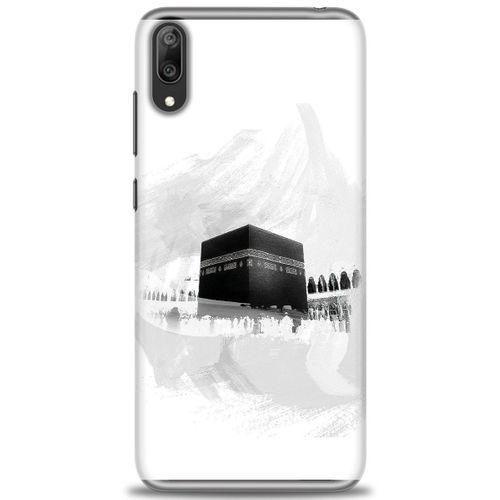 Huawei Y7 Prime 2019 Kılıf HD Baskılı Kılıf - Kabe-i Münevvere + Tam Ekran Koruyucu