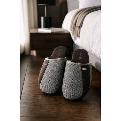 Monalisa Home Lüks Gösterişli Kahverengi 44 Numara Terlik