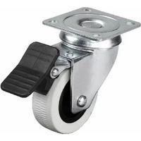 334 - 50x20 Mm Çift Bilyalı Tablalı Frenli Teker 4 Adet