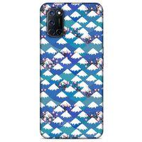 Oppo A92 Kılıf Pastel Renkler (16) Kalın Kılıf Yeşil Mavi