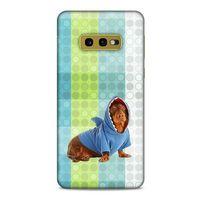 Samsung Galaxy S10e Kılıf Köpek Kıyafetleri (43) Thin Fit Kılıf Cocker Kapişonlu Eşofman
