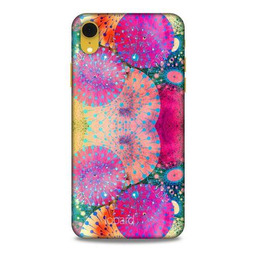 Apple iPhone XR Kılıf Pastel Renkler (47) Crystal Flex Kılıf Fuşya Sarı