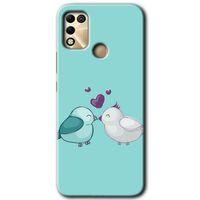 İnfinix Hot 11 Play Kılıf HD Desen Baskılı Arka Kapak - Mutlu Kuşlar