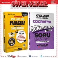 Yediiklim 2026 KPSS Bumerang Coğrafya ve Pegem Ezberbozan Paragraf Soru Bankası Seti 2 Kitap