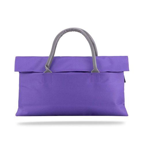 Classone BYN-EL003 WTXPro Su Geçirmez Kumaş 13-14 inch Bayan Laptop El Çantası- Tote Bag – Mor