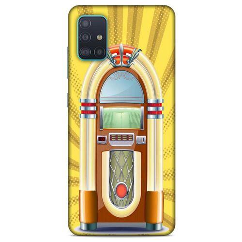 Retro (45) Desen Liquid Air Kılıf Renkli Samsung Galaxy A51 Kılıf