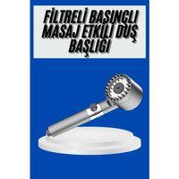 Yeni Nesil Duş Başlığı Paslanmaz Çelik Masaj Etkili Ergonomik Tasarım Su Basınçlı