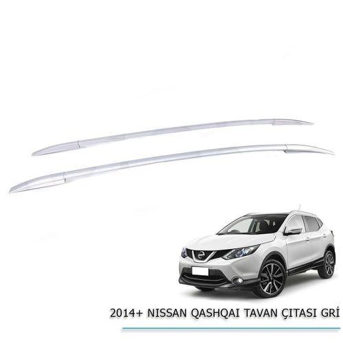 Nissan Qashqai 2014-2018 Tavan Çıtası Gri