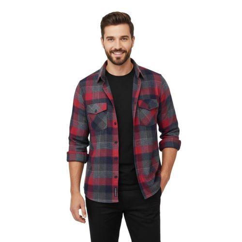 Erkek Kışlık Slim Fitt Uzun Kol Çift Cep Kapak Gömlek 2417 BGL-ST04798