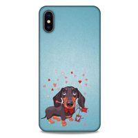 Animax Aşık Köpek Apple iPhone XS Max Kılıf Desenli Silikon