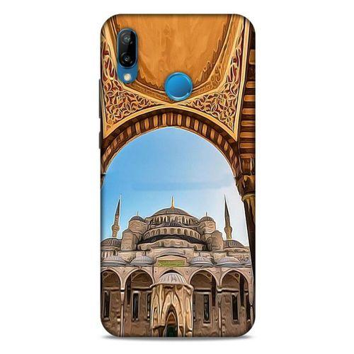 Huawei P20 Lite Kılıf Dünya Mimarisi (13) Silikon Kap Sultanahmet Camii