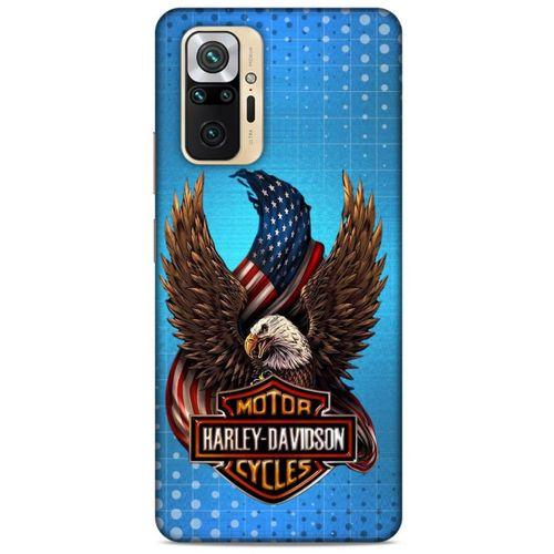 Xiaomi Redmi Note 10 Pro Uyumlu Kılıf Motorsiklet (38) Neo Hybrid Kılıf Harley Davidson