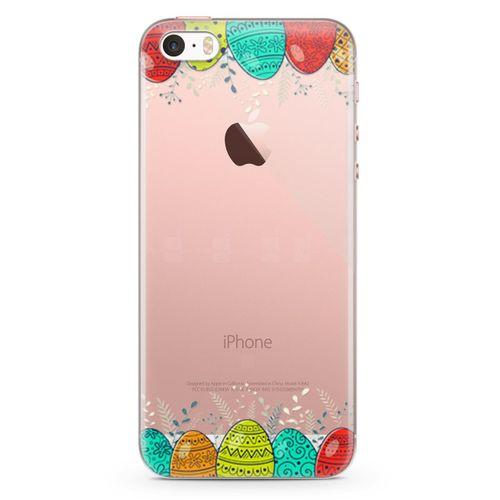Apple iPhone SE Kılıf Paskalya Bayramı Arka Kapak Koruma Desenli Full Koruyucu