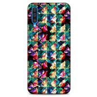Samsung Galaxy A50 Kılıf Kelebek Etkisi (17) Tasarım Kılıf Turkuaz Yeşil