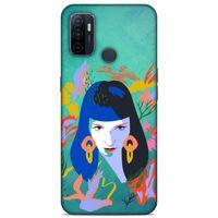 Lopard Huawei P40 Uyumlu Kılıf Sürreal Yüzler ♀ (12) Koruyucu Silikon Desenli