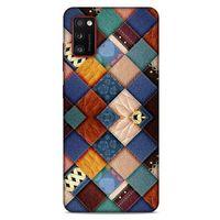 Lopard Samsung Galaxy A41 Uyumlu Kılıf Patchwork (31) TPU Kılıf