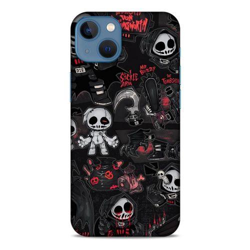 Apple iPhone 13 Mini Uyumlu Kılıf Motorsiklet (30) Silicone Case İskelet