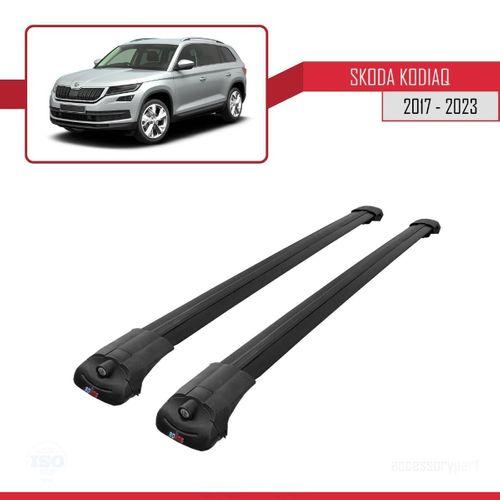 Skoda Kodiaq 2017-2023 Arası ile uyumlu ACE-1 Ara Atkı Tavan Barı SİYAH