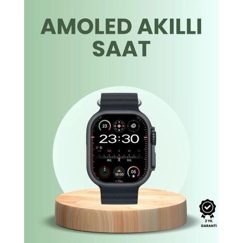 Ultra Akıllı Saat Amoled Display 15 Gün Dayanıklı Batarya