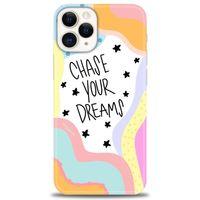 iPhone 12 Pro Max Kılıf HD Baskılı Kılıf - Chase Your Dreams + Tam Ekran Koruyucu