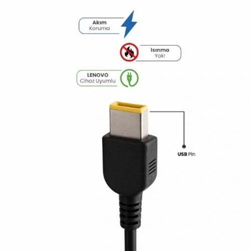 20v 3.25a Usb Pin 65 Watt For Lenovo Laptop Adaptör