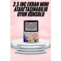 3.5 İnç Klasik Retro Lcd Ekran 500 Oyunlu Oyun Konsolu Taşınabilir