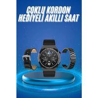 Çoklu Kordon Hediyeli Akıllı Saat Çağrı Cevaplama Müzik Dinleme Dokunmatik Ekran