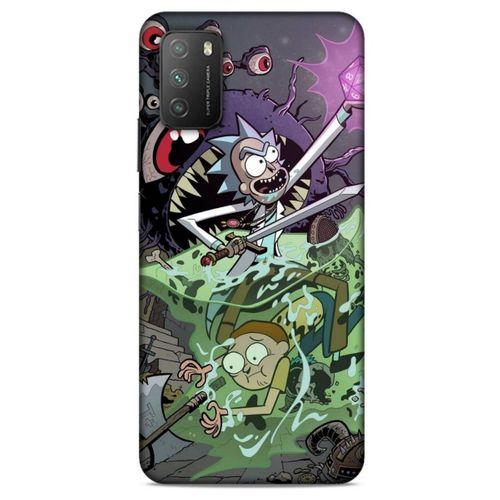 Xiaomi Poco M3 Uyumlu Kılıf Rick And Morty (25) Antişok Kapak Tricia Lange