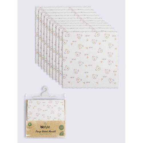 Bistyle Bistyle Koala 20x20 10'Lu Penye Mendil 90165 Ekru