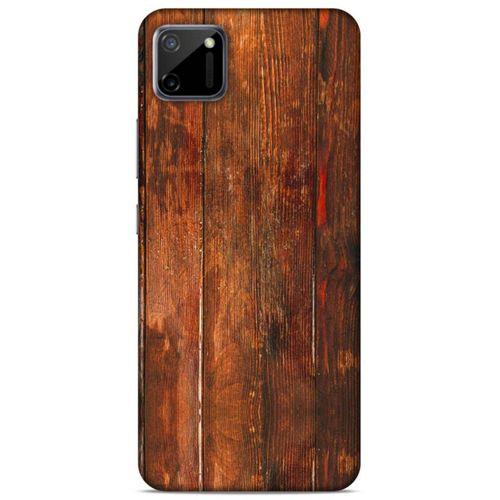 Lopard Oppo Realme C11 Uyumlu Kılıf Wood'X (4) Koruma Kılıfı Desenli