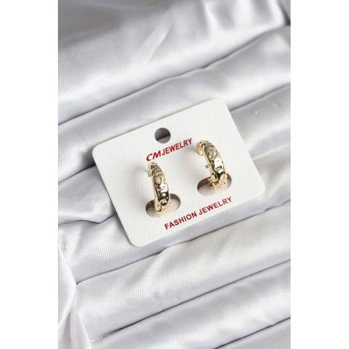 14K Gold Renk Kaplama CM Kadın Küpe