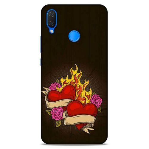 Lopard Huawei Psmart 2019 Uyumlu Kılıf Tattoo's (14) Lansman Kılıf Çift Kalp