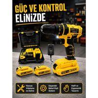 12v Akülü Matkap | 20-30 Nm Tork, Çift Hız Ayarı Ve Led Işık