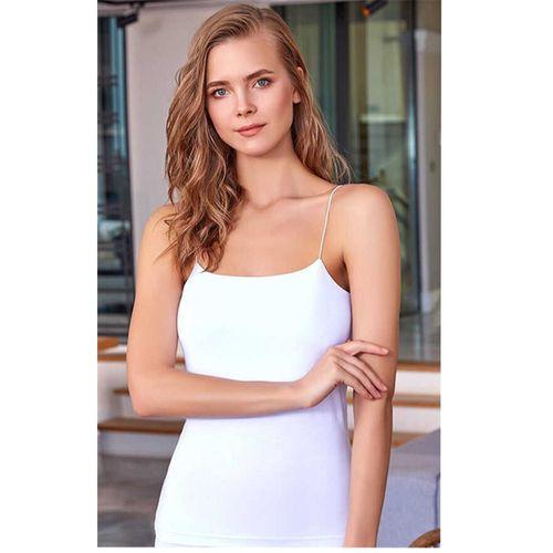 Kadın İnce İp Askılı Atlet - Berrak