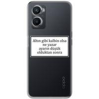 Oppo A36 Kılıf HD Yazı Baskılı Silikon Arka Kapak - Yazı 3