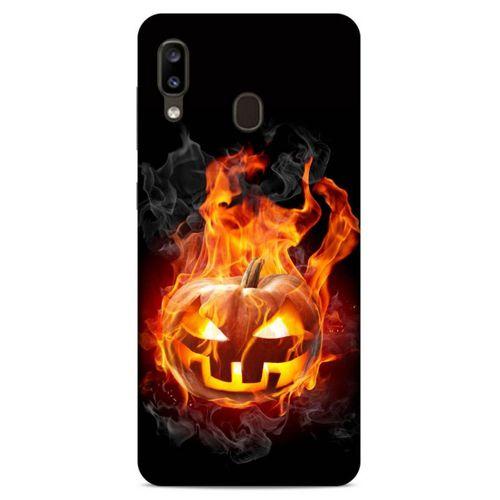 Lopard Samsung Galaxy A20 Uyumlu Kılıf FireX (21) Koruyucu Kapak Halloween