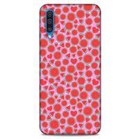 Samsung Galaxy A50 Uyumlu Kılıf Pembe Delisi (30) Silicone Case Karpuz