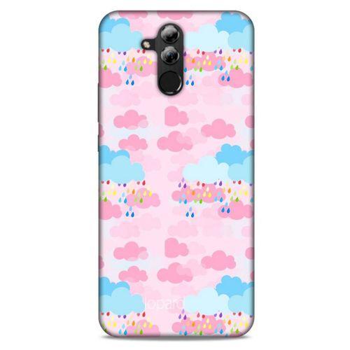 Huawei Mate 20 Lite Kılıf Pastel Renkler (49) Ultra Silikon Kılıf Şeker Pembe Mavi