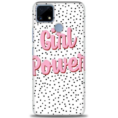 Realme C25s Kılıf HD Baskılı Kılıf - Girl Power + Tam Ekran Koruyucu