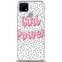 Realme C25s Kılıf HD Baskılı Kılıf - Girl Power + Tam Ekran Koruyucu