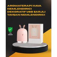 Usb Bağlantılı Sessiz Çalışan Led Işıklı Nemlendirici Difüzör 200 Ml