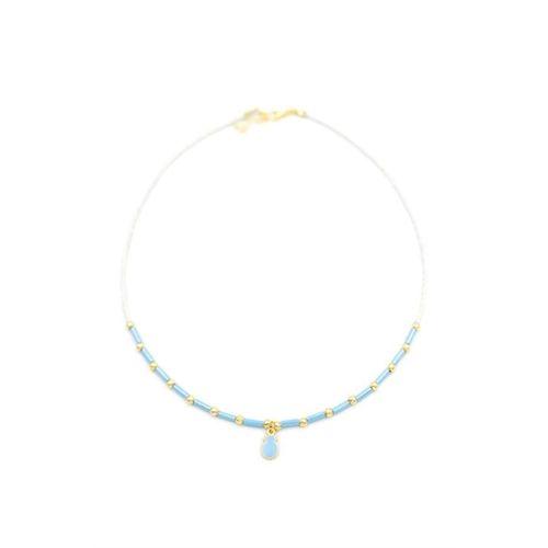 Boncuk Ananas Kolye - Beyaz